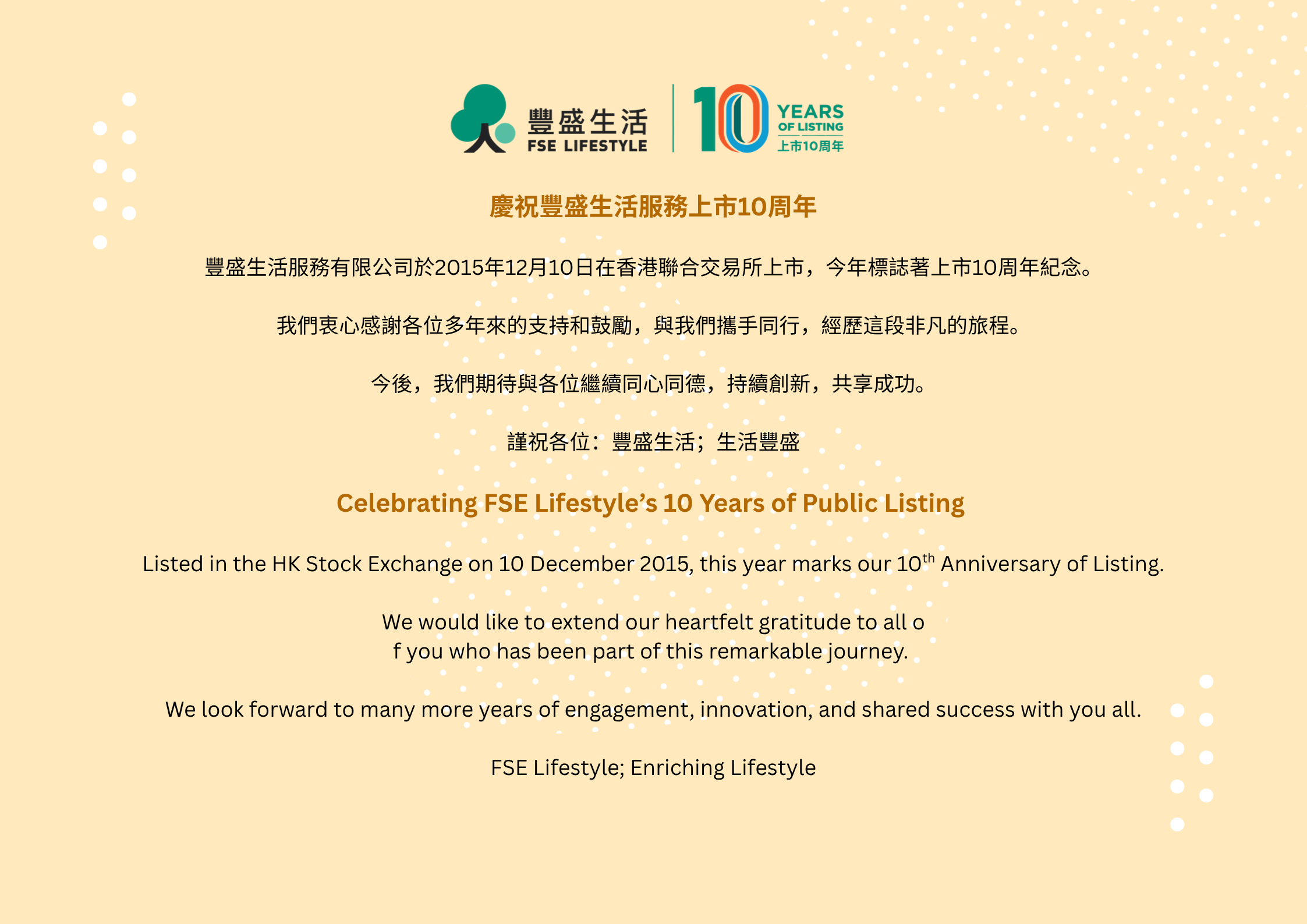 Website announcement popup