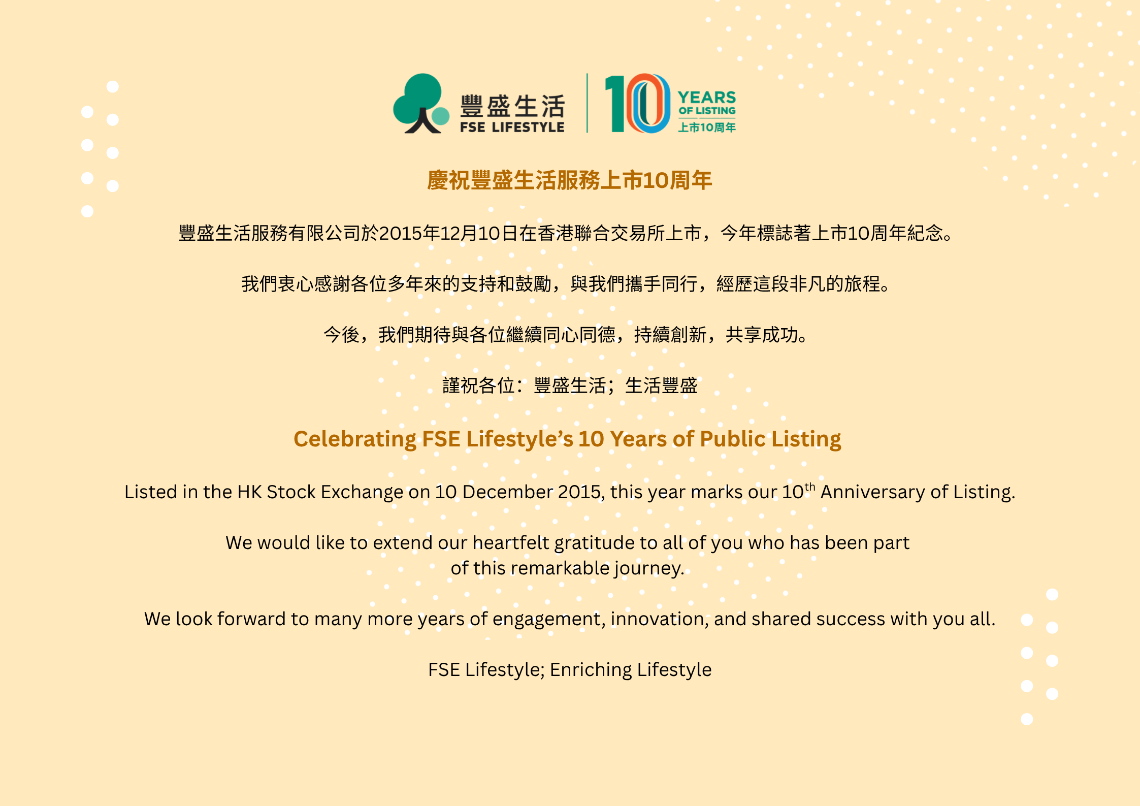 Website announcement popup